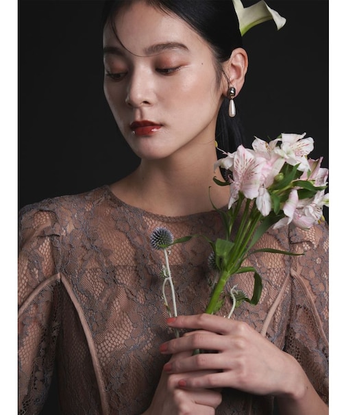 LADYレースティアードワンピース