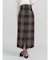 ロービングチェックナロースカート