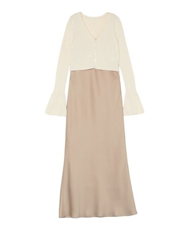 カーデセットキャミワンピース