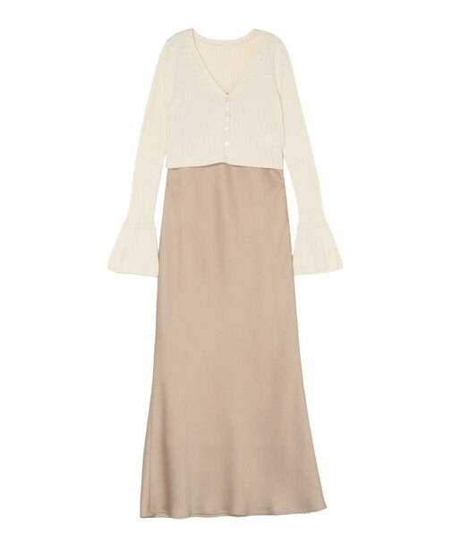 カーデセットキャミワンピース