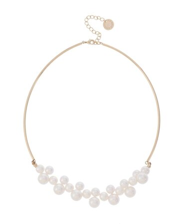 LADYフェイクパールラウンドネックレス