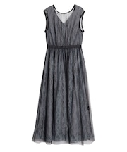 LADYチュールレイヤードレースワンピース