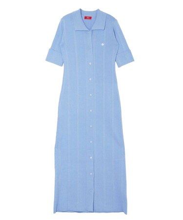 【POLO BCSコラボ】シャツカラーニットワンピース