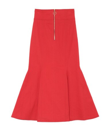 フロントZIPマーメイドスカート