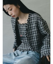 テープヤーンツイードジャケット