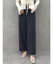 ウエストアシンメトリーラペルパンツ