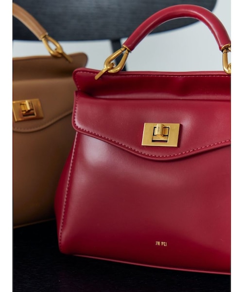 LAGUNAMOON グリッター パーティーバッグ ブラウン ラグナムーン LAGUNAMOON LADYグリッターラメクラッチバッグ