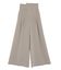 アシンメトリーラペルワイドパンツ