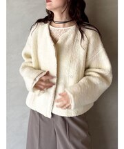 セッケツニットボアブルゾン