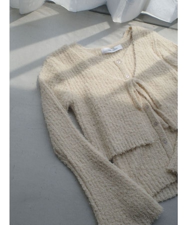 シャギーヤーンニットアンサンブル