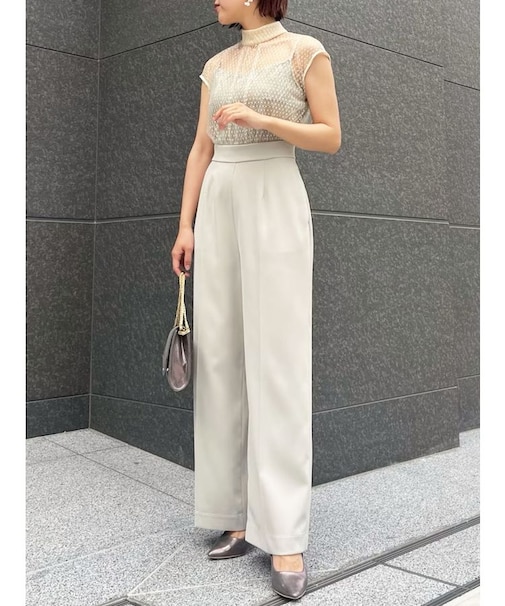 LADYチュールレースドッキングコンビネゾン