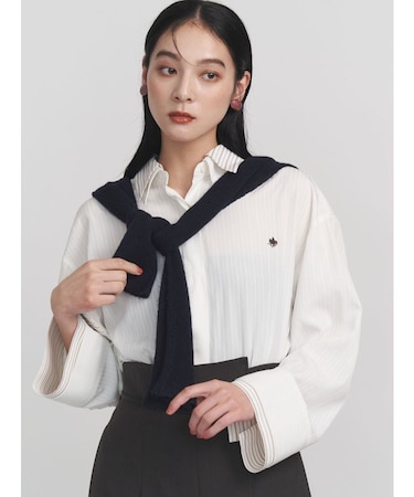 【POLO BCSコラボ】レイヤードカラーカフスシャツ