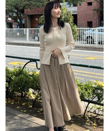 LAGUNAMOON ビッグカラードッキングニットワンピース（アイスブルー） -靴＆ファッション通販 ロコンド〜自宅で試着、気軽に返品 ラグナムーン ドッキングワンピース