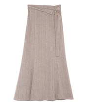 ウエストラペルツイードマーメイドスカート