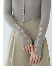 ボタンニットドッキングナローワンピース