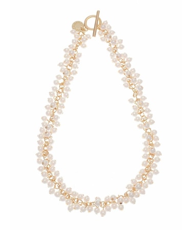 LADYフェイクパールバブルネックレス