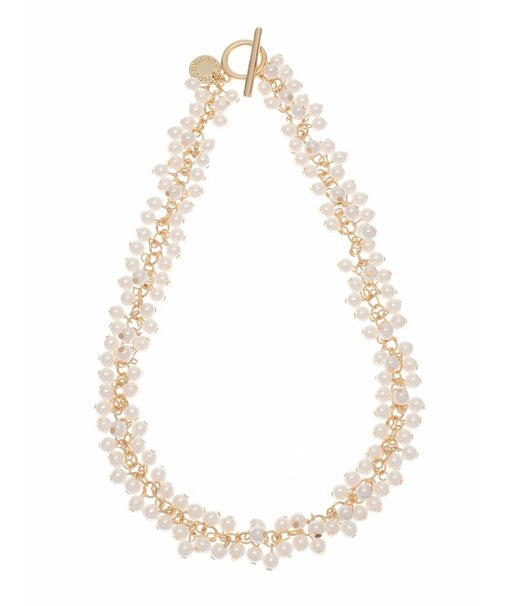 LADYフェイクパールバブルネックレス