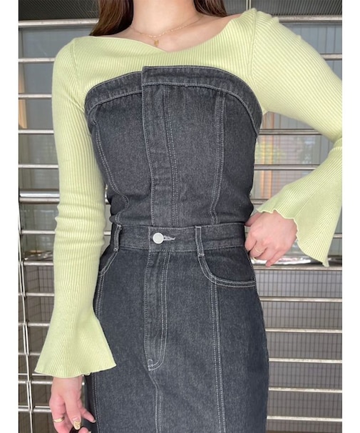 デニムビスチェ