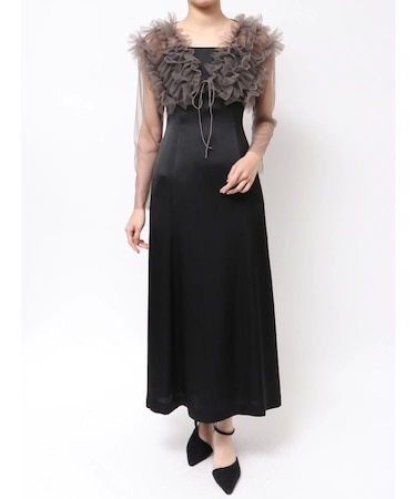 LADYチュールボレロキャミワンピース