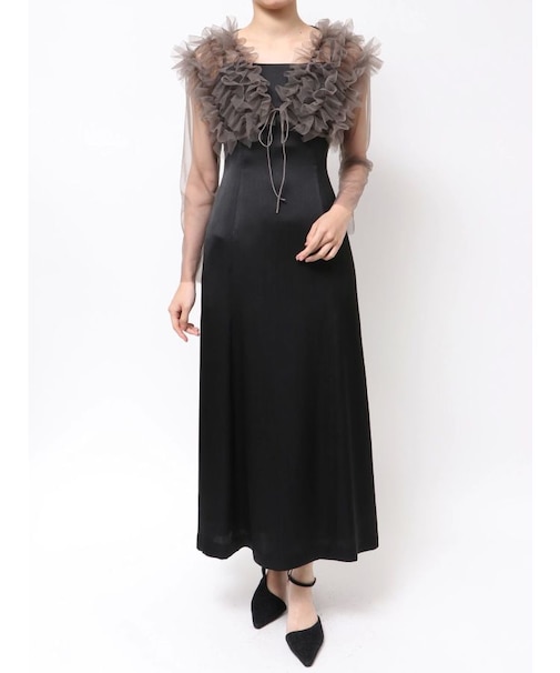 LADYチュールボレロキャミワンピース