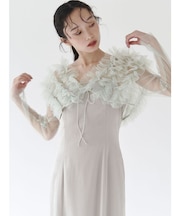 LADYチュールボレロキャミワンピース