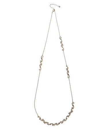 ツイストチェーンロングネックレス