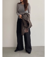 2WAYシアーアルパカニットプルオーバー