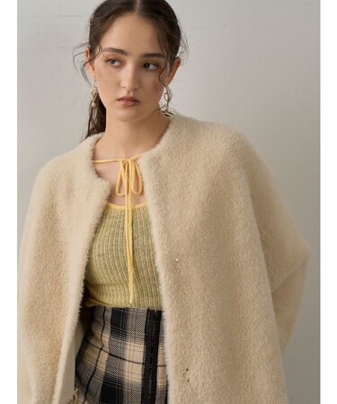 2WAYシアーアルパカニットプルオーバー
