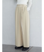 ラインドレープパンツ