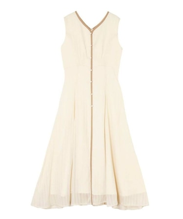 【追加生産】バイカラーパイピングワンピース