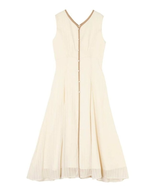 【追加生産】バイカラーパイピングワンピース