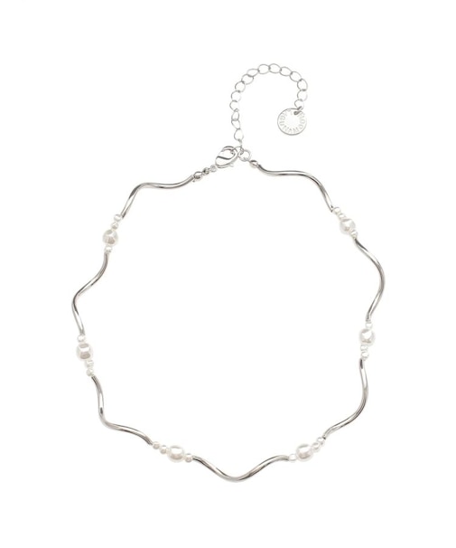 LADYフェイクパールミックスネックレス