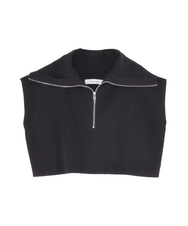 【WEB限定】ショートZIPニットプルオーバー