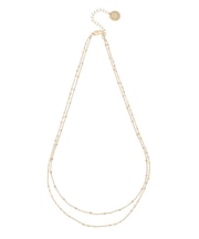 LADYダブルチェーンネックレス