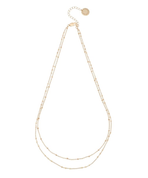 LADYダブルチェーンネックレス