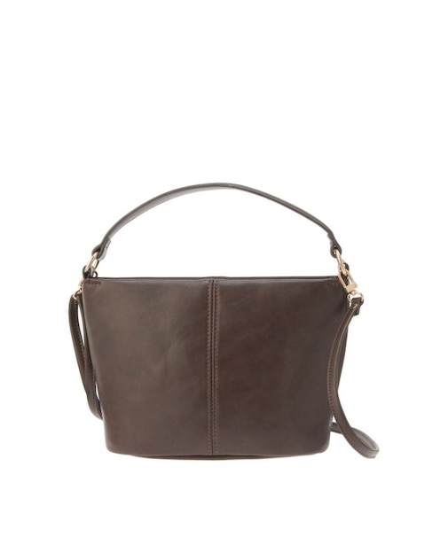 フェイクオイルレザー2WAYバッグ