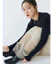 ベーシッククルーネックニットプルオーバー