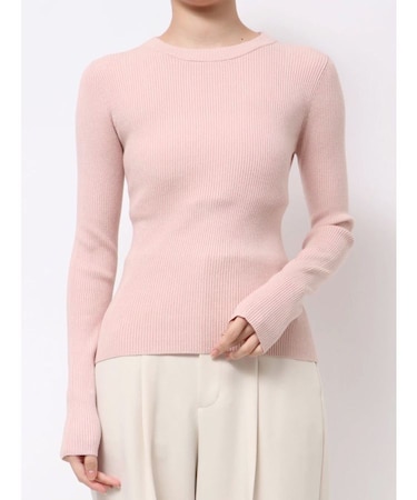 ベーシッククルーネックニットプルオーバー