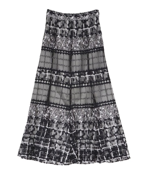 パターンレースマーメイドスカート