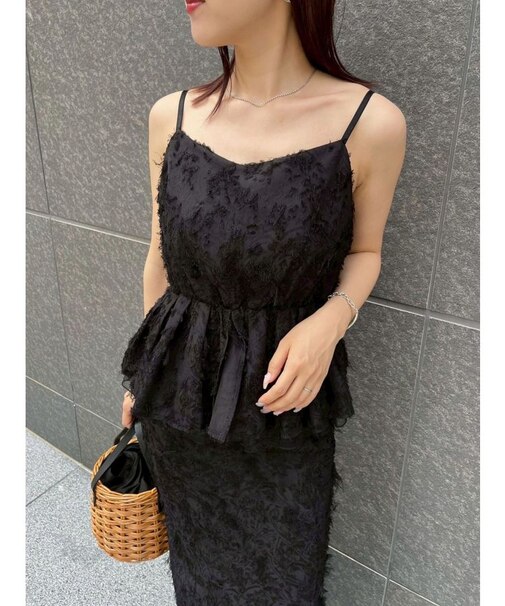 カットジャガードキャミソール