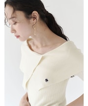 【POLO BCSコラボ】アシメカラーネックリブニットプルオーバー