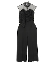 LADYカットジャガードベアパンツドレス