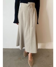 ネップツイードラペルマーメイドスカート