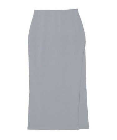 ラップスリットニットスカート