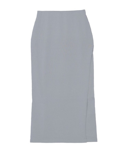 ラップスリットニットスカート