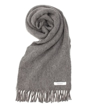 ウール混ブークレーヤーンストール