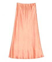 サテンナロースカート