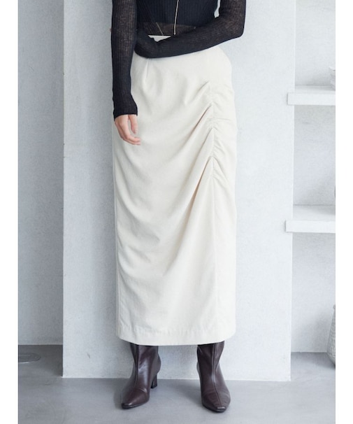 ドレープIラインスカート