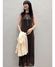 追加生産【WEB限定】ラインニットワンピース