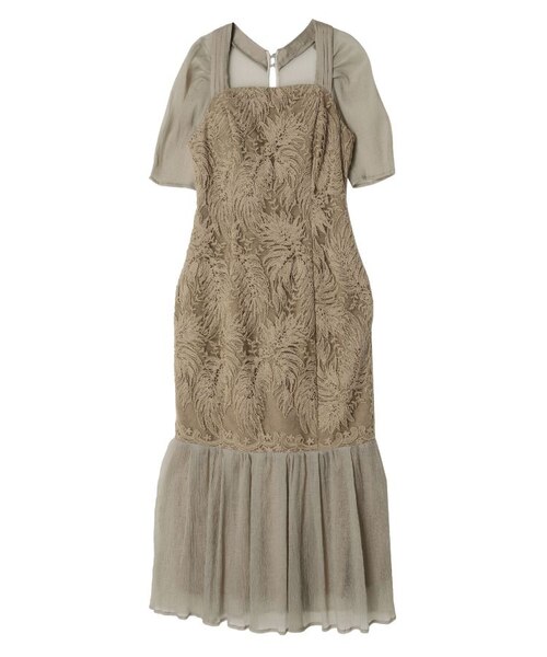 LADYエンブロイダリーマーメイドドレス｜ラグナムーンの通販｜&mall